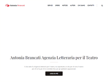 Tablet Screenshot of antoniabrancati.it